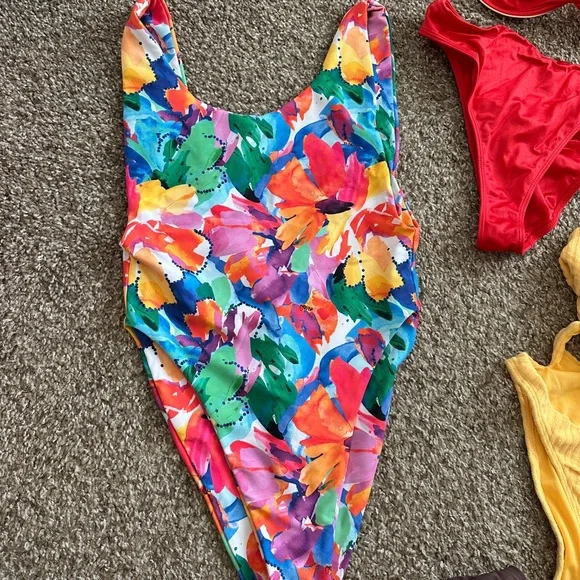 Skatie Floral One Piece Swimsuit - Multicolor - Picture 3 of 3